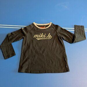 miki.b Black Long Sleeve Tee Size 10